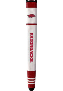 Arkansas Razorbacks White Grip Stripe Putter Cover