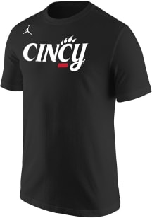 Nike Cincinnati Bearcats Black Script Cincy Jordan Short Sleeve T Shirt