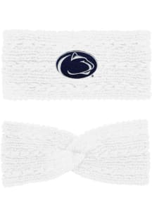 LogoFit Penn State Nittany Lions White Adaline Headband Womens Knit Hat