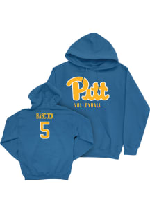 Olivia Babcock Pitt Panthers Mens Blue NIL Script Player Hood