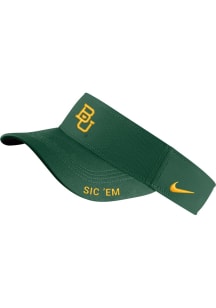 Nike Baylor Bears Mens Green Softball Ace Adjustable Visor