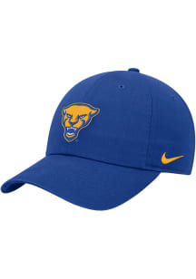 Nike Pitt Panthers TPU Logo Club Cap Adjustable Hat - Blue