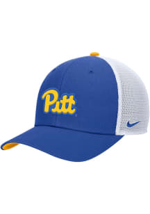 Nike Pitt Panthers Structured Adjustable Meshback Adjustable Hat - Blue