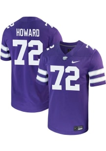 Ryan Howard  Nike K-State Wildcats Purple NIL Game Football Jersey