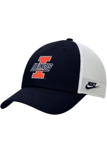 Nike Illinois Fighting Illini Club Meshback Adjustable Hat - Navy Blue