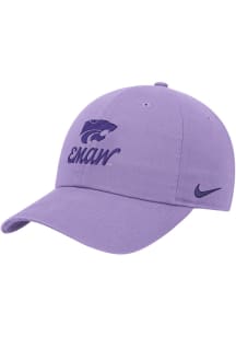 Nike K-State Wildcats Club Unstructured Adjustable Hat - Lavender