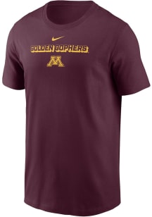 Nike Minnesota Golden Gophers Youth Maroon Legend Short Sleeve T-Shirt