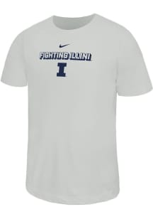 Nike Illinois Fighting Illini Youth White Legend Short Sleeve T-Shirt