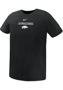 Nike Arkansas Razorbacks Boys Black Legend Short Sleeve T-Shirt