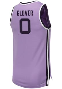 Ques Glover  Nike K-State Wildcats Lavender Replica Name And Number Jersey