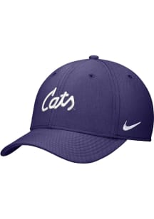 Nike K-State Wildcats Rise Swoosh Adjustable Hat - Purple