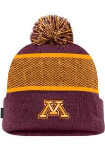 Nike Minnesota Golden Gophers Maroon Peak Beanie Pom Mens Knit Hat