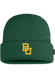 Nike Baylor Bears Green Terra Beanie Waffle Mens Knit Hat