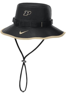 Nike Purdue Boilermakers Black Boonie Mens Bucket Hat