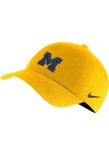 Nike Michigan Wolverines Campus Cap Adjustable Hat - Yellow