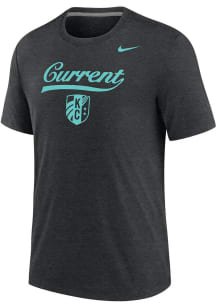 Nike KC Current Black Script Mascot Short Sleeve Fashion T Shirt