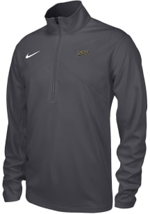 Nike Purdue Boilermakers Mens Anthracite Vintage Script Training Long Sleeve Qtr Zip Pullover