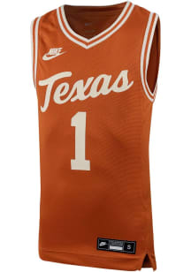 Nike Texas Longhorns Youth Replica Burnt Orange Basketball Jersey