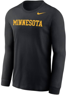 Nike Minnesota Golden Gophers Black Wordmark Legend Long Sleeve T-Shirt