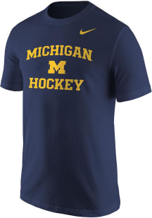 Nike Michigan Wolverines Blue Core Short Sleeve T Shirt