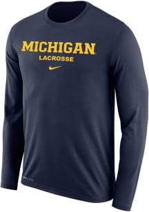 Nike Michigan Wolverines Blue Legend Long Sleeve T-Shirt