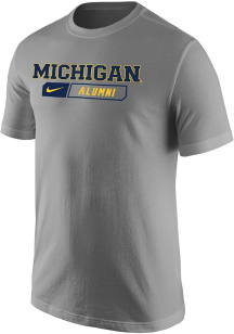 Nike Michigan Wolverines Grey Core Variety Short Sleeve T Shirt