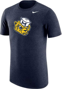 Nike Michigan Wolverines Navy Blue TriBlend Short Sleeve Fashion T Shirt