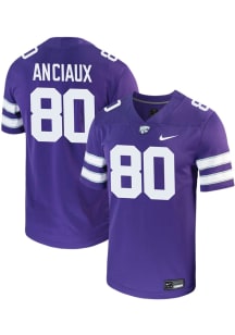 Will Anciaux  Nike K-State Wildcats Purple NIL Game Football Jersey
