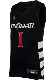 Nike Cincinnati Bearcats Youth Replica No. 1 Black Basketball Jersey