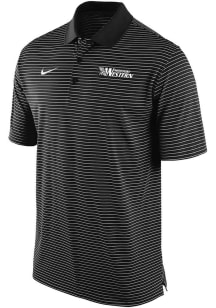 Nike Missouri Western Griffons Mens Black Stadium Stripe Wordmark Short Sleeve Polo