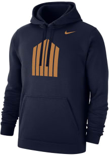 Nike Illinois Fighting Illini Mens Navy Blue 100th Anniversary Memorial Stadium Long Sleeve Hoodie