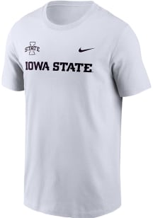 Nike Iowa State Cyclones White Cotton Whiteout Short Sleeve T Shirt