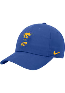 Nike Pitt Panthers Club Unstructured Design Adjustable Hat - Blue
