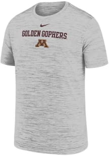 Nike Minnesota Golden Gophers Youth Grey Velocity Short Sleeve T-Shirt