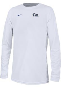 Nike Pitt Panthers Youth White SL Legend Team Issue Long Sleeve T-Shirt