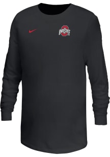 Nike Ohio State Buckeyes Youth Black Legend Small Logo Long Sleeve T-Shirt