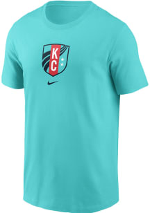 Nike KC Current Teal Primary Logo Short Sleeve T Shirt