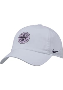 Nike Racing Louisville Logo Club Unstructured Adjustable Hat - White