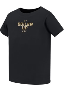 Nike Purdue Boilermakers Toddler Black Cotton Short Sleeve T-Shirt