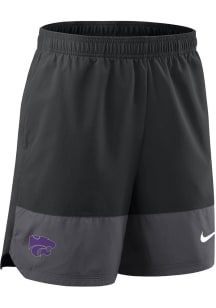 Nike K-State Wildcats Youth Black Woven Shorts
