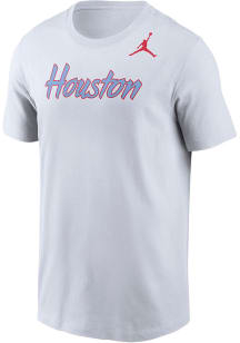 Nike Houston Cougars White Throwback Wordmark Legend Short Sleeve T Shirt