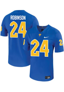 Tyreek Robinson   Pitt Panthers Blue Football Name And Number Football Jersey