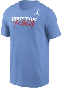 Nike Houston Cougars Light Blue For The City Short Sleeve T Shirt