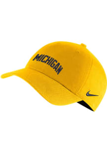 Nike Michigan Wolverines Yellow Youth Campus Youth Adjustable Hat