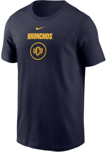 Nike Central Oklahoma Bronchos Navy Blue Practice Dri-FIT Short Sleeve T Shirt