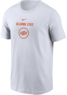 Nike Oklahoma State Cowboys White Practice Dri-FIT Short Sleeve T Shirt