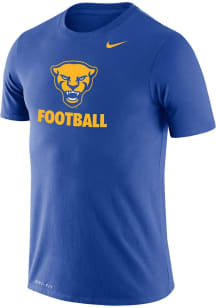 Nike Pitt Panthers Blue Football Legend Football Short Sleeve T Shirt