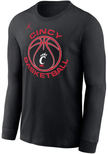 Nike Cincinnati Bearcats Black Jordan Basketball Long Sleeve T-Shirt