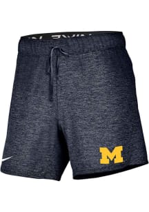 Nike Michigan Wolverines Womens Blue Attack Shorts