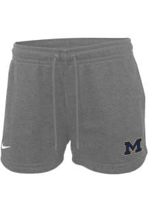 Nike Michigan Wolverines Womens Grey Essential Shorts